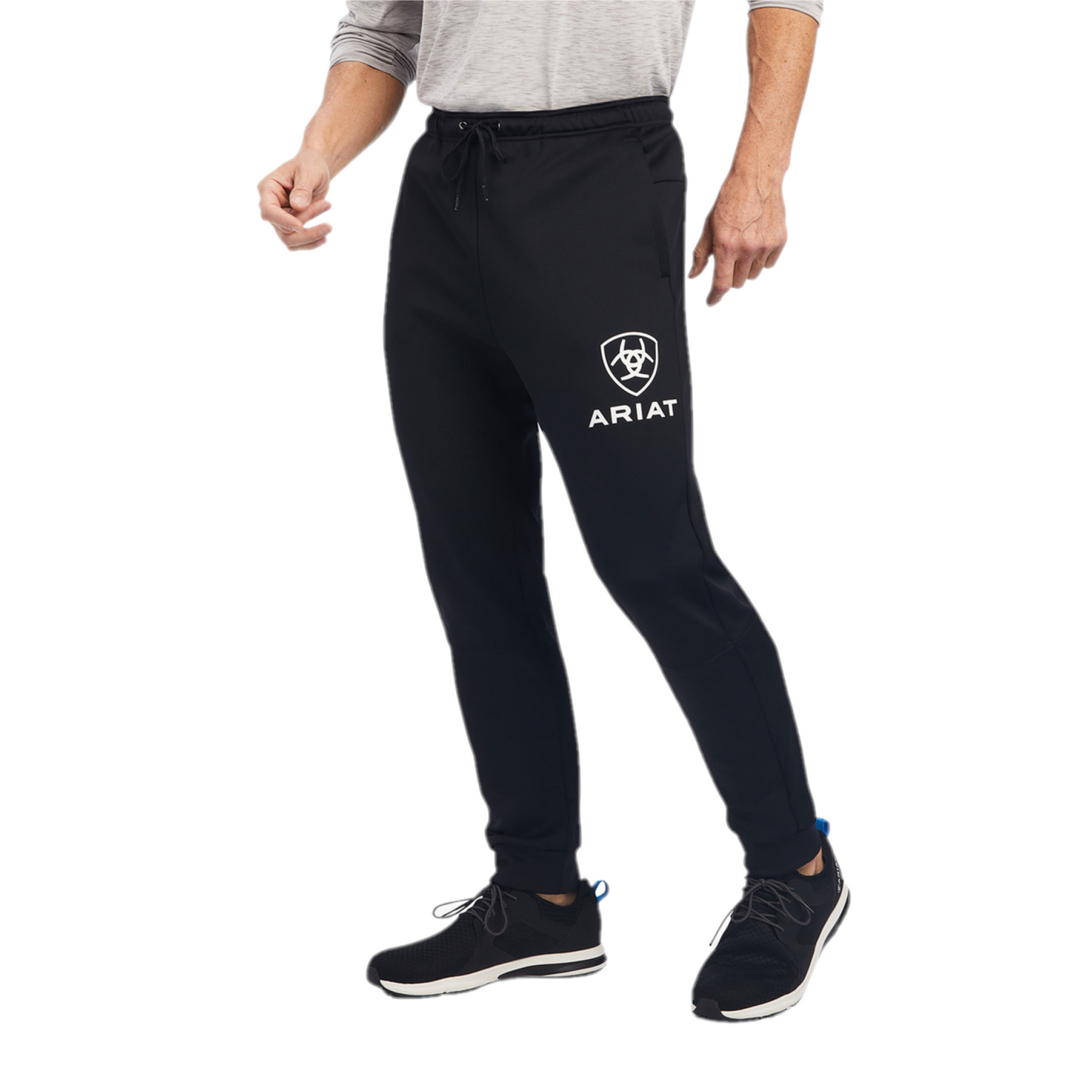 Ariat Men's Black Logo Tek Jogger Sweatpants 10041250