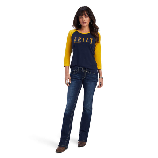 Ariat® Ladies R.E.A.L.™ Arrow Classic Navy T-Shirt 10041298