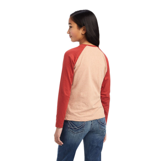 Ariat® Girl's R.E.A.L™ Palm Heather & Bossa Nova Arrow Shirt 10041324