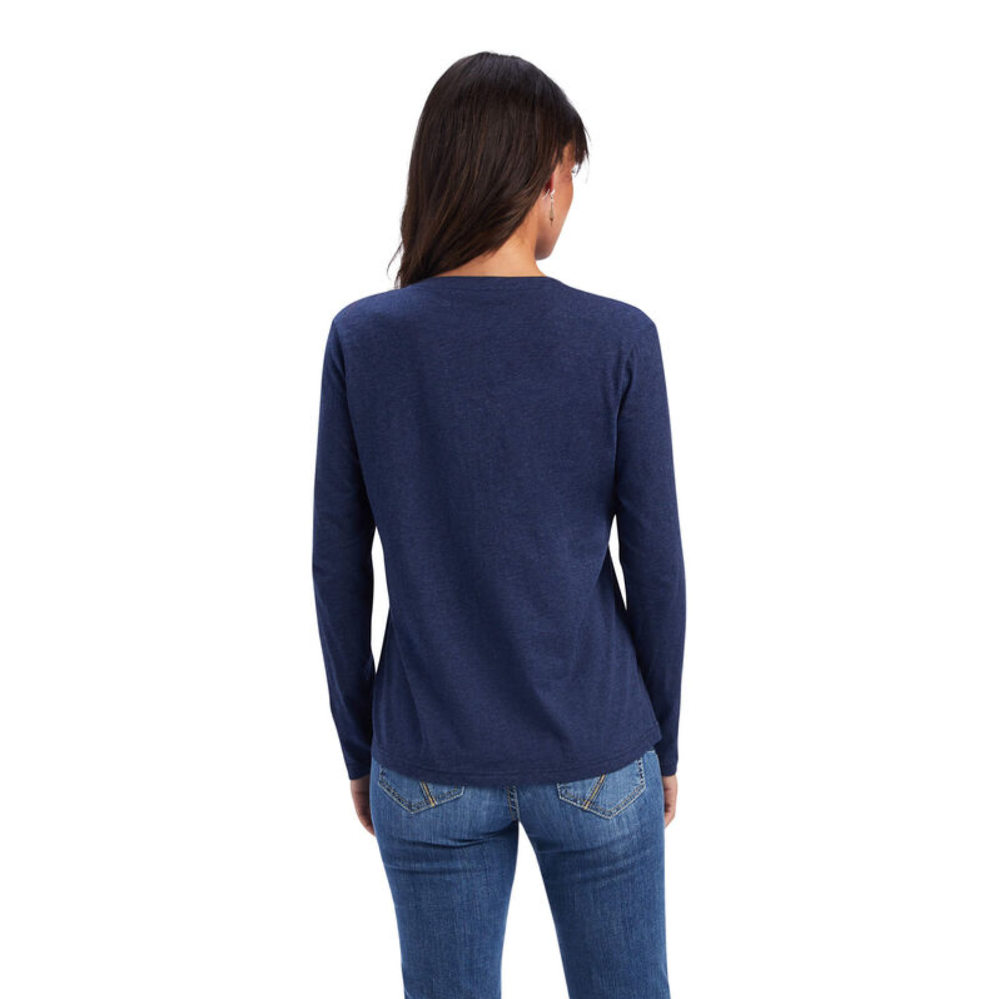 Ariat® Ladies R.E.A.L.™ Relaxed Navy Heather T-shirt 10041339