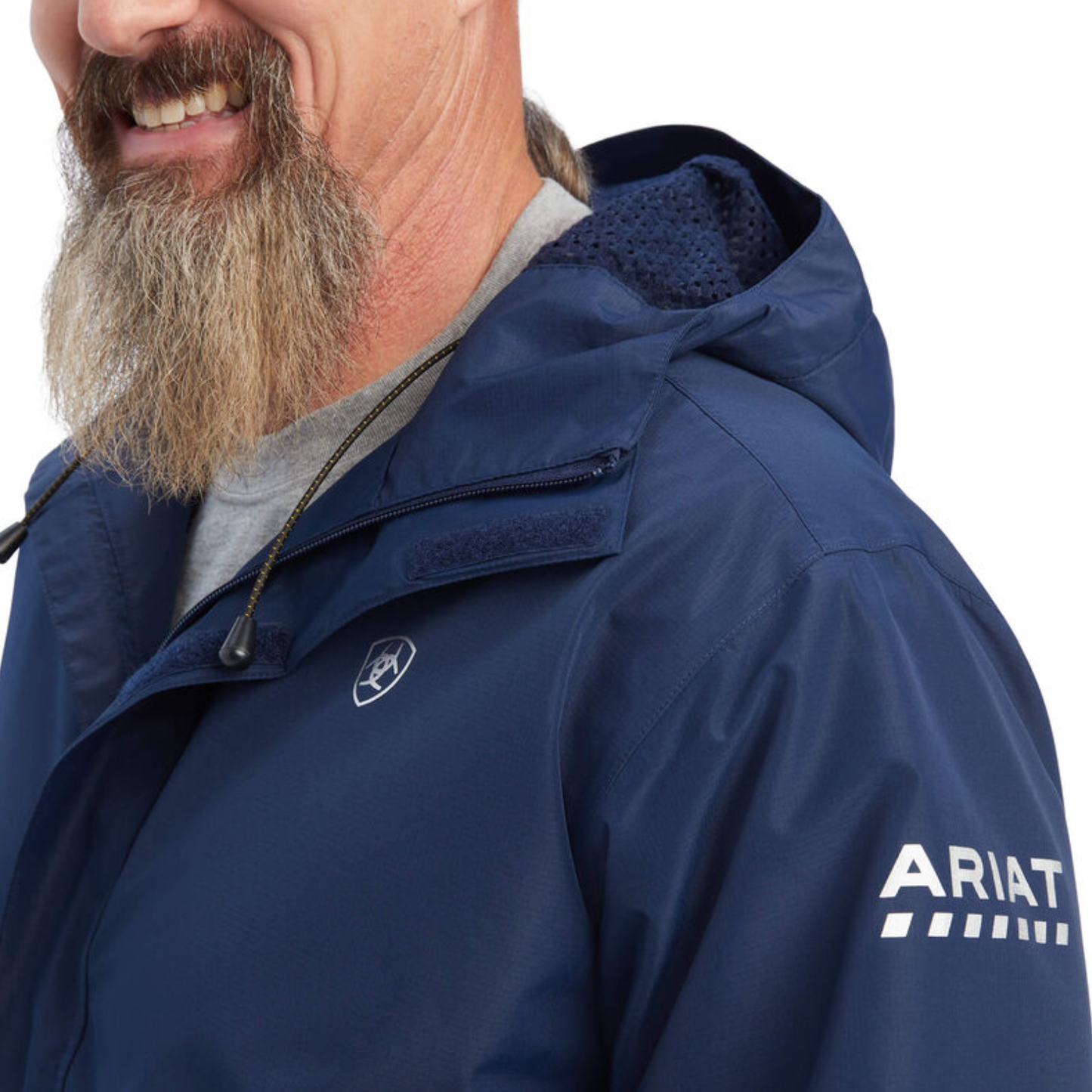 Ariat® Men's Rebar Stormshell Waterproof Navy Jacket 10041405
