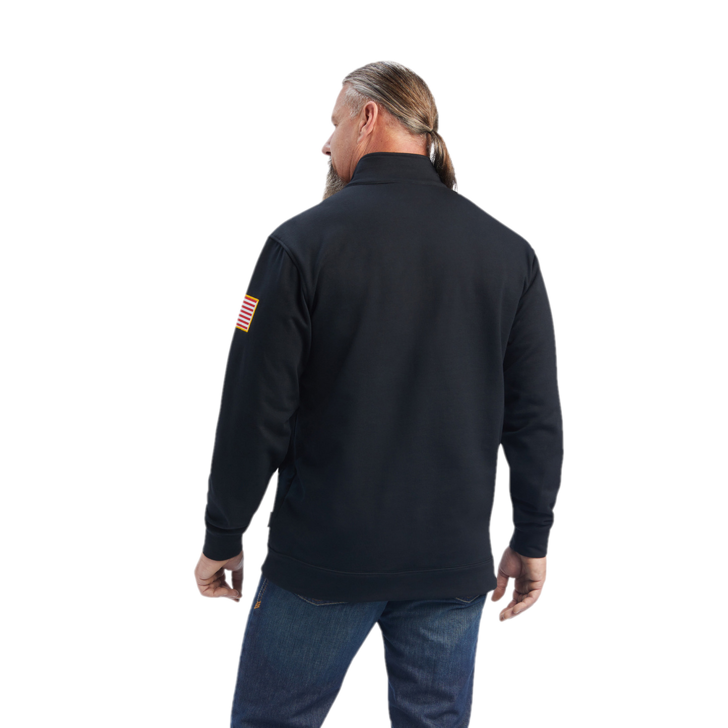 Ariat Men's FR Dura Stretch Fleece Black Work Shirt 10041480