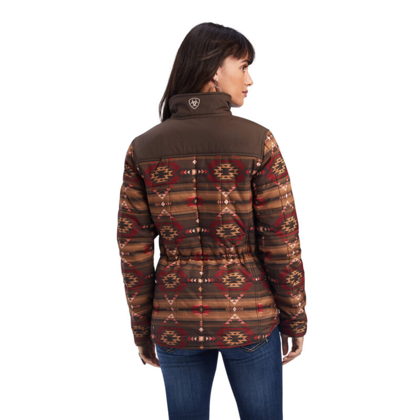 Ariat® Ladies R.E.A.L.™ Aztec Printed Brown Jacket 10041582