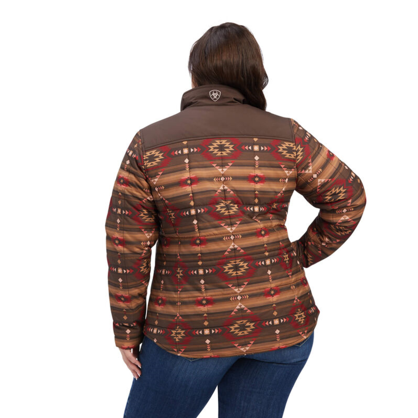 Ariat® Ladies R.E.A.L.™ Aztec Printed Brown Jacket 10041582
