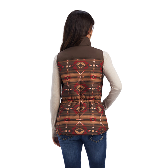 Ariat® Ladies R.E.A.L.™ Aztec Printed Brown Vest 10041585