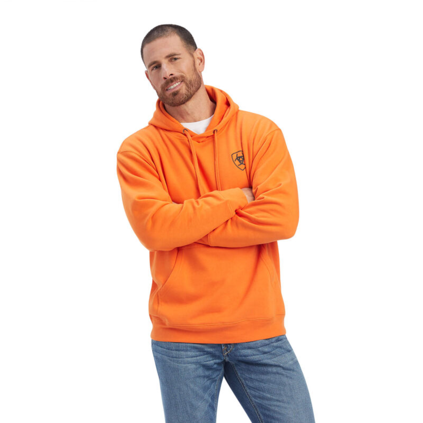 Ariat® Men's Free Bird Harvest Pumpkin Pullover Sweatshirt 10041709