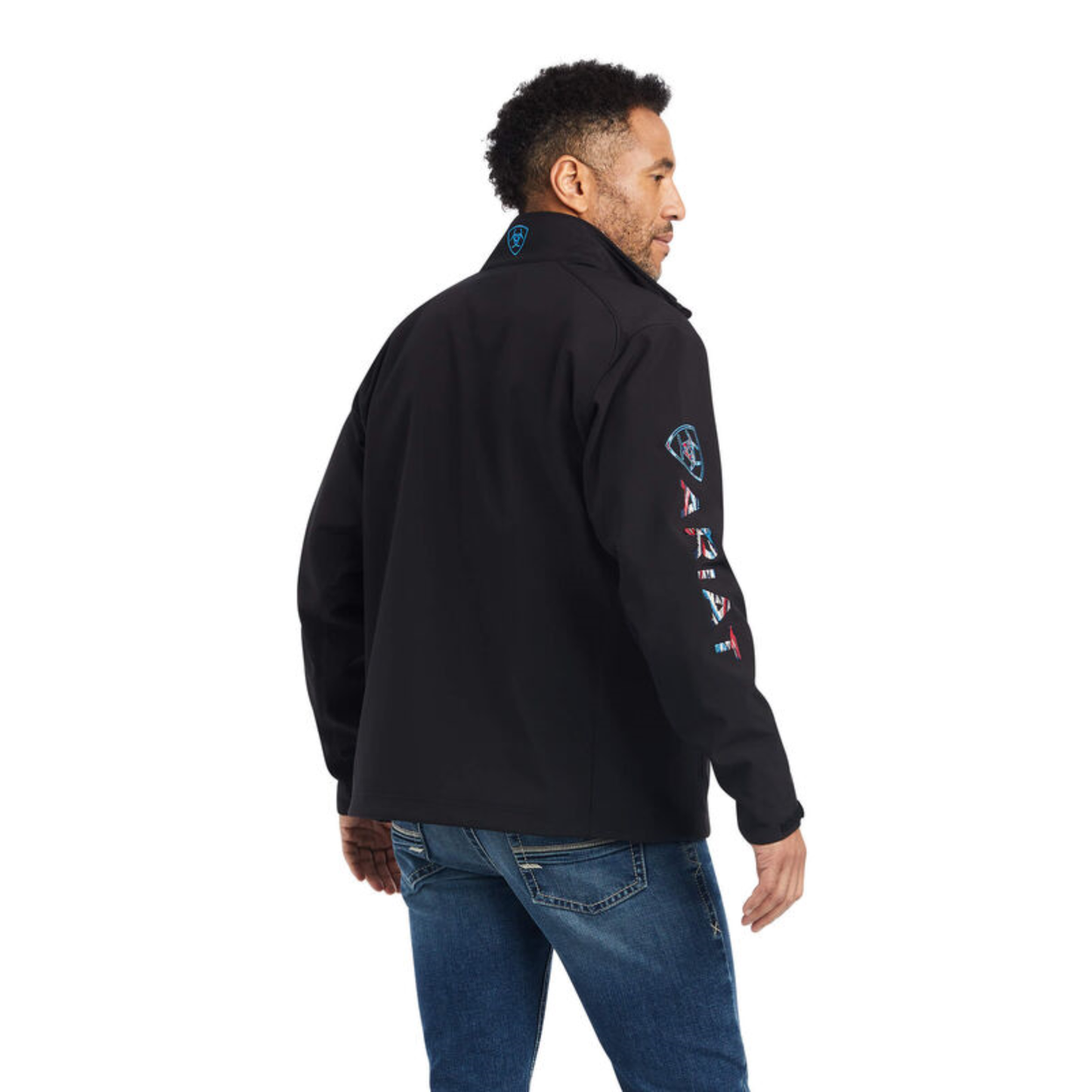 Ariat® Men's Logo 2.0 Chimayo Black Zip Jacket 10042187