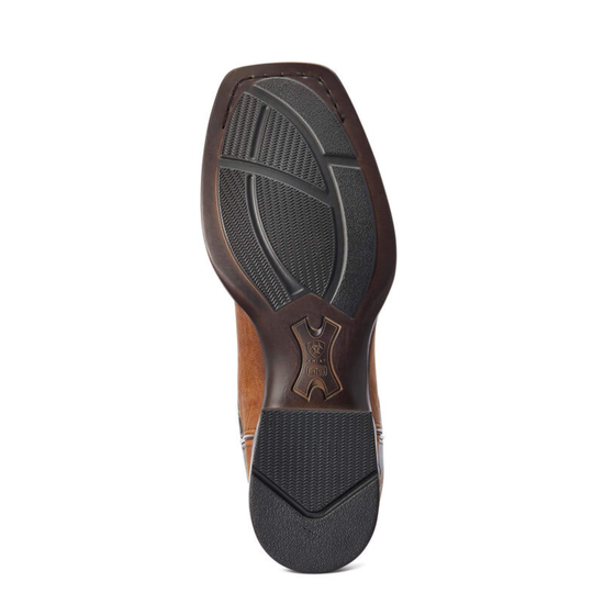 Ariat® Men's Drover Ultra Sorrel Crunch & Black Square Toe Boots 10042443