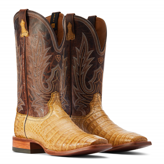 Ariat® Men's Brown Gunslinger Caiman Square Toe Boots 10042476