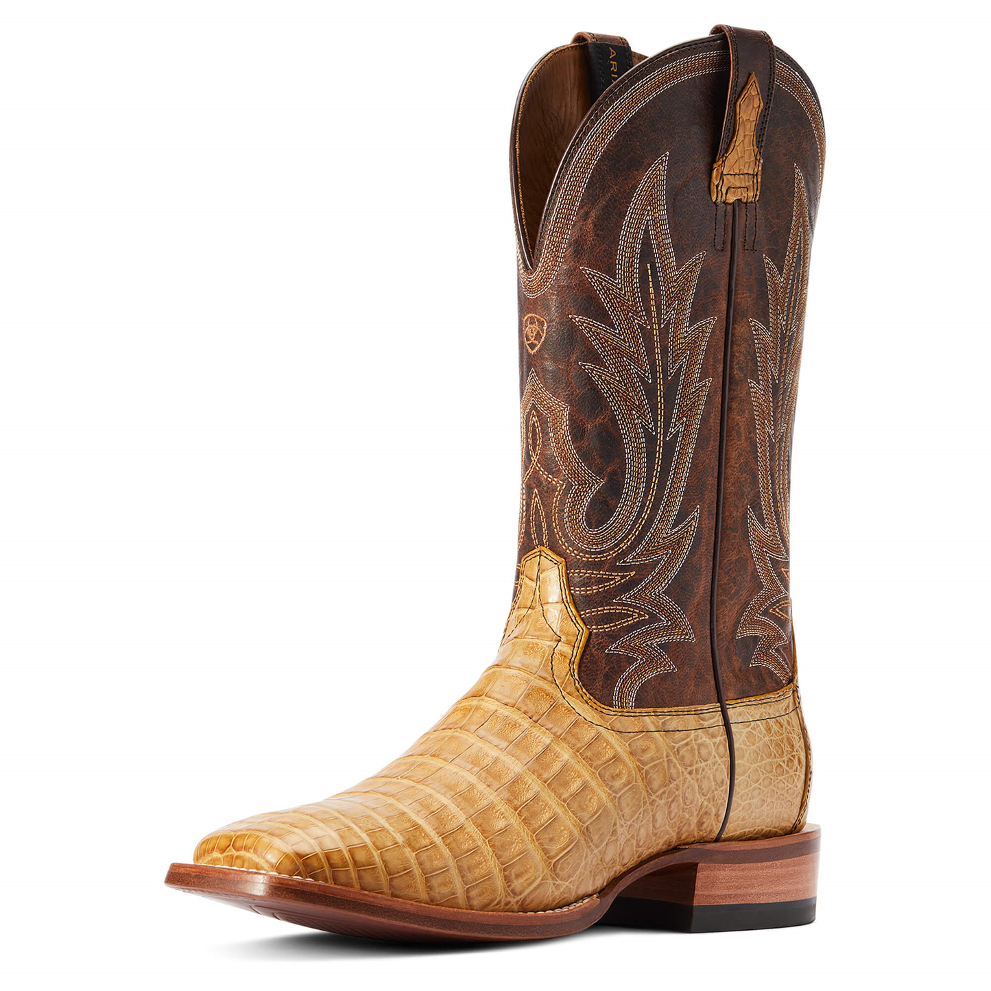 Ariat® Men's Brown Gunslinger Caiman Square Toe Boots 10042476