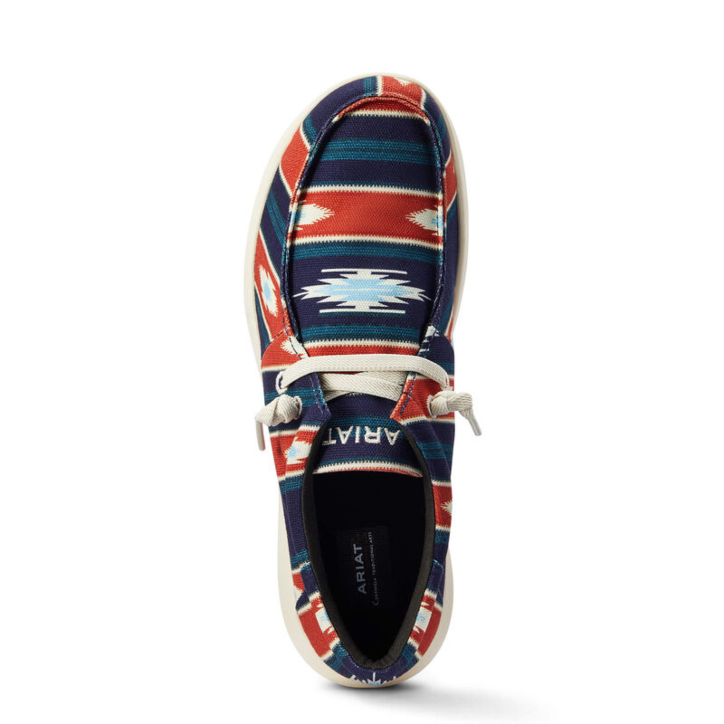 Ariat® Men's Hilo Flex Chimayo Cristo Navy Slip On Shoes 10042581