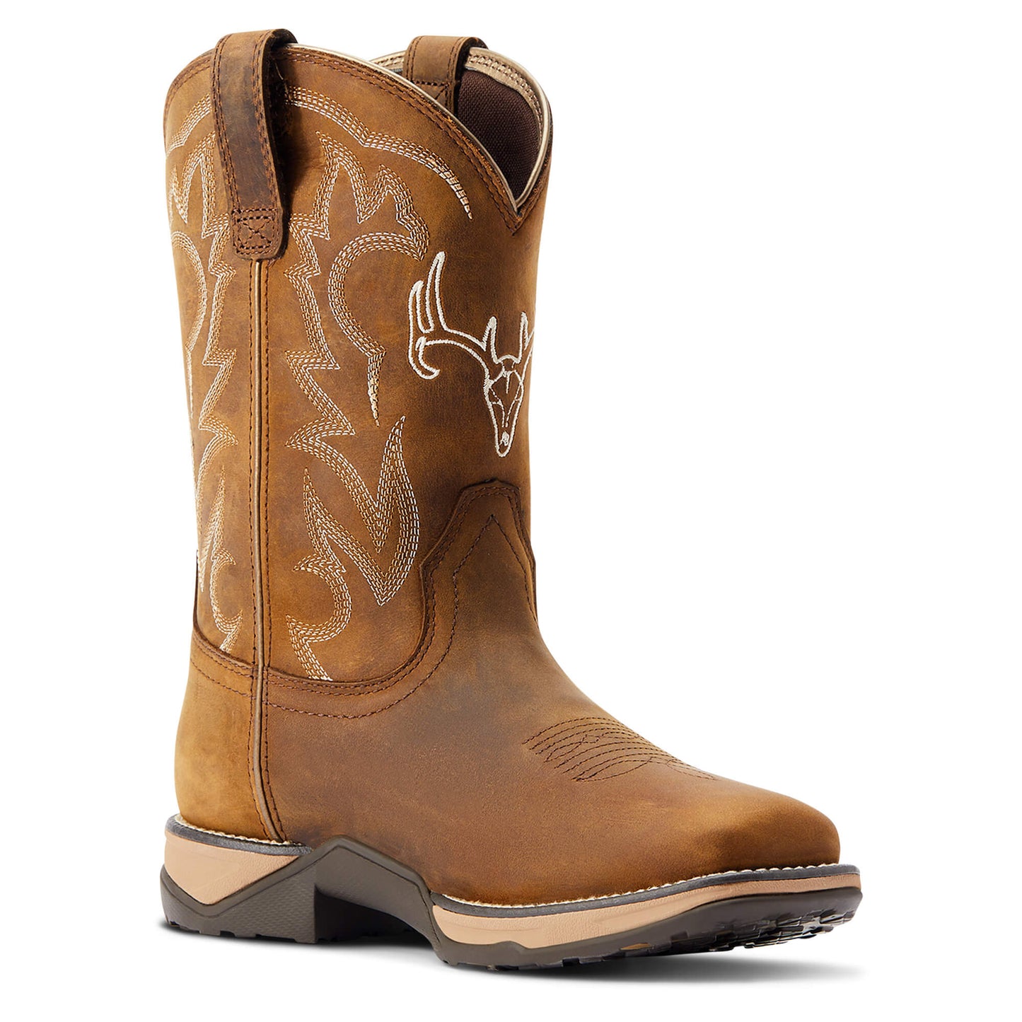 Ariat® Ladies Anthem Deer H2O Distressed Brown Boots 10042593