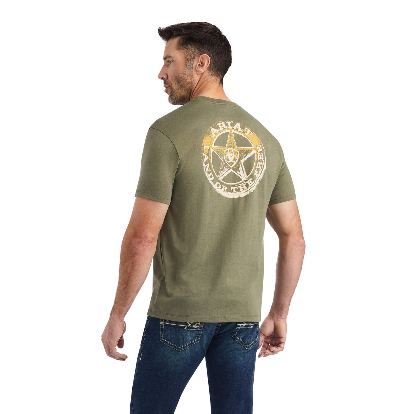 Ariat® Men's Star Military Heather Graphic T-shirt 10042763