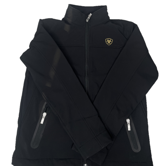 Ariat® Youth New Team Black & Gold Softshell Jacket 10043052