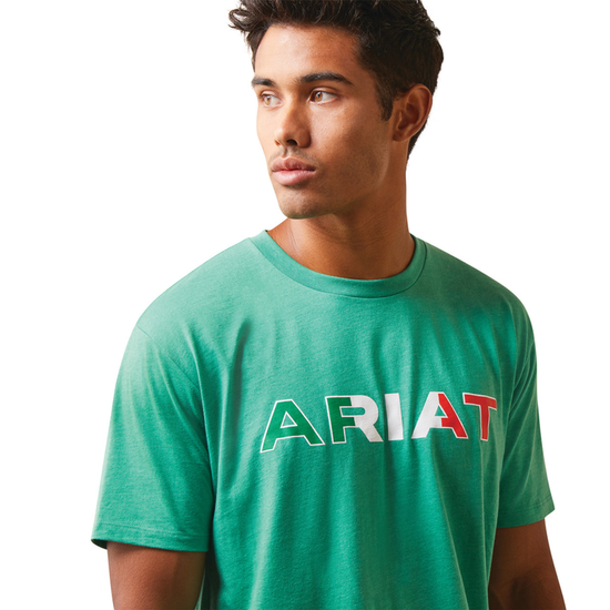 Ariat® Men's Viva Mexico Independent SMU Green T-Shirt 10043067