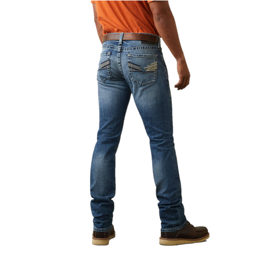 Ariat® Men's M8 Modern Medium Wash Slim Leg Jeans 10043185