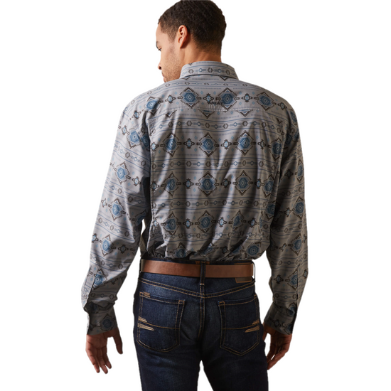 Ariat® Men's VentTEK™ Outbound Moon Mist Button Down Shirt 10043424