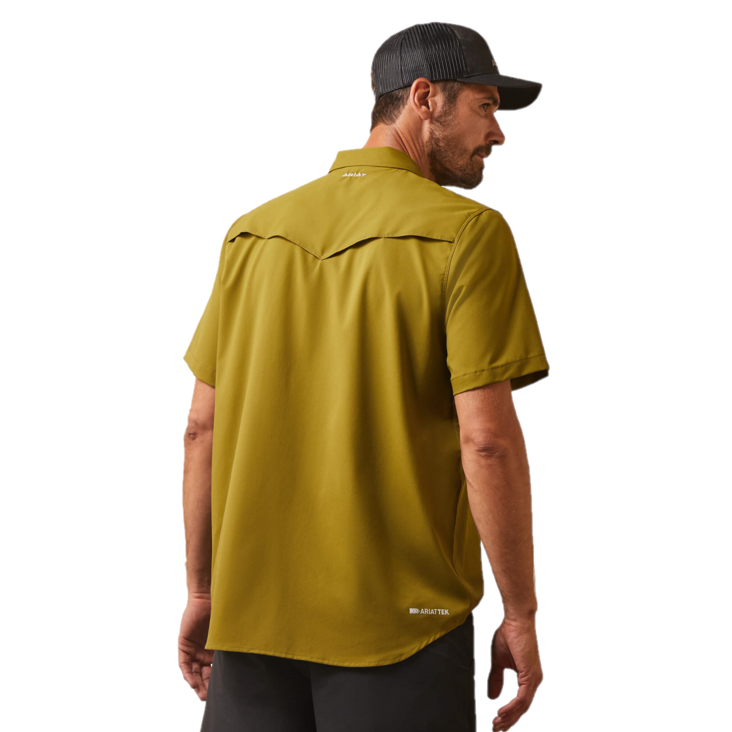 Ariat® Men's VentTEK™ Avocado Green Button Down Shirt 10043430