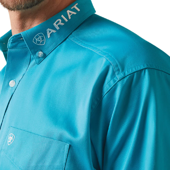 Ariat® Men's Team Logo Classic Blue Bird Button Down Shirt 10043520