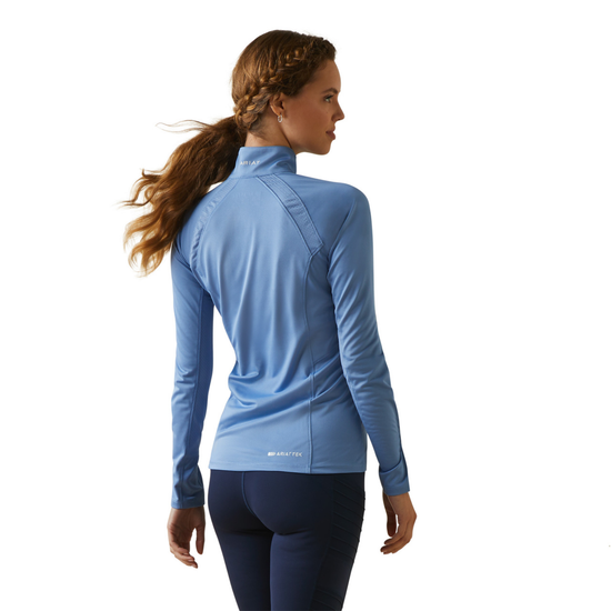 Load image into Gallery viewer, Ariat® Ladies Sunstopper 2.0 Ashleigh Blue 1/4 Zip Jacket 10043600
