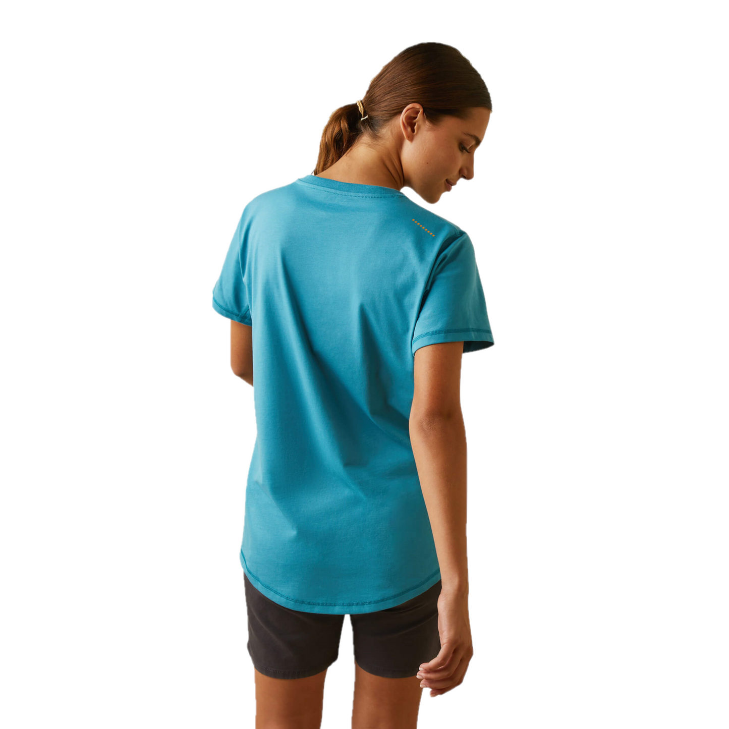 Ariat® Ladies Rebar Workman Larkspur Heather Graphic T-Shirt 10043843