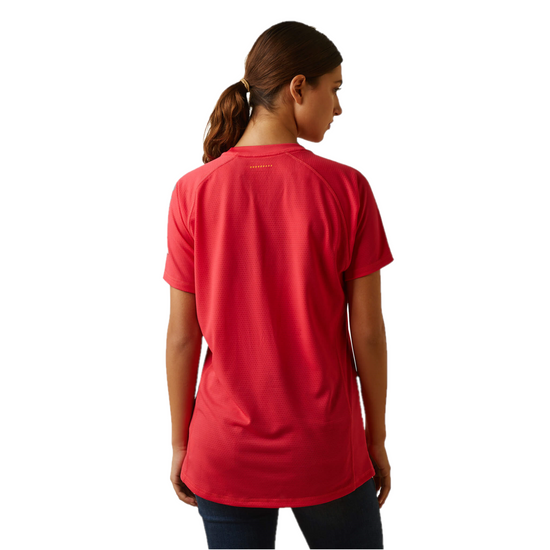 Ariat® Ladies Rebar Heat Fighter Teaberry Pink T-Shirt 10043844