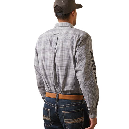 Ariat® Men's Classic Fit Team Houston Gray Button Down Shirt 10043873