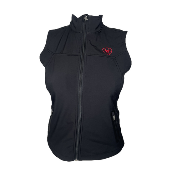 Ariat® Ladies Mexico New Team Red & Black Softshell Vest 10043952