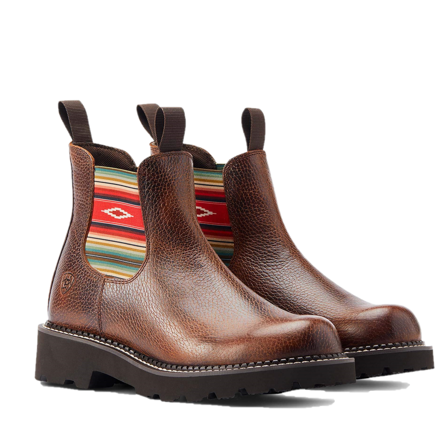 Ariat Ladies Fatbaby Twin Serape Gore Copper Brown Boots 10044407