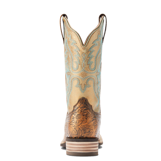 Ariat® Ladies Olena Bronze Age & Green Mile Western Boots 10044442