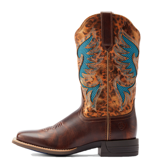 Ariat Ladies Pinto VentTEK 360 Gilded Leopard Brown Boots 10044506