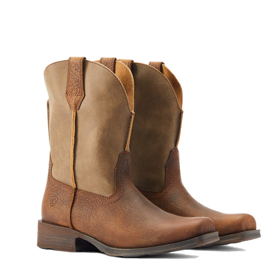 Ariat Ladies Rambler Square Toe Brown Bomber Boots 10044536