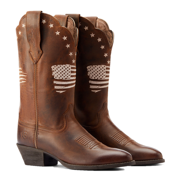 Ariat® Ladies Heritage Liberty Stretch Fit Sassy Brown Boots 10044541