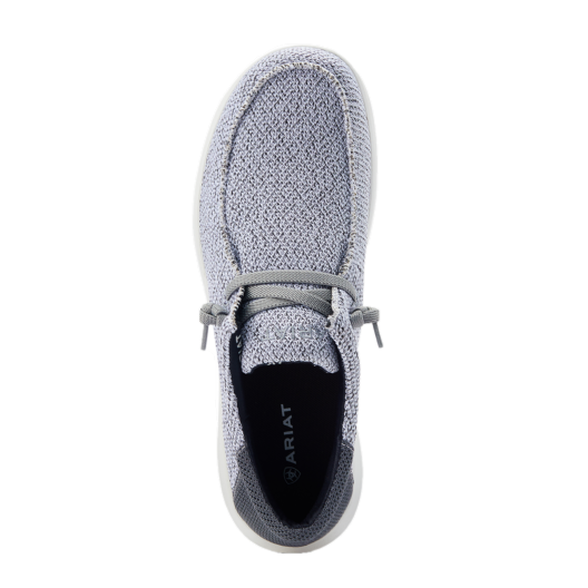 Ariat Men's Hilo 2.0 Stretch Distressed White & Dark Grey Shoes 10044585
