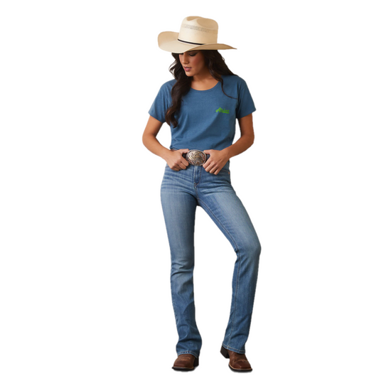 Ariat® Ladies Grow Up Steel Blue Graphic T-Shirt 10044616