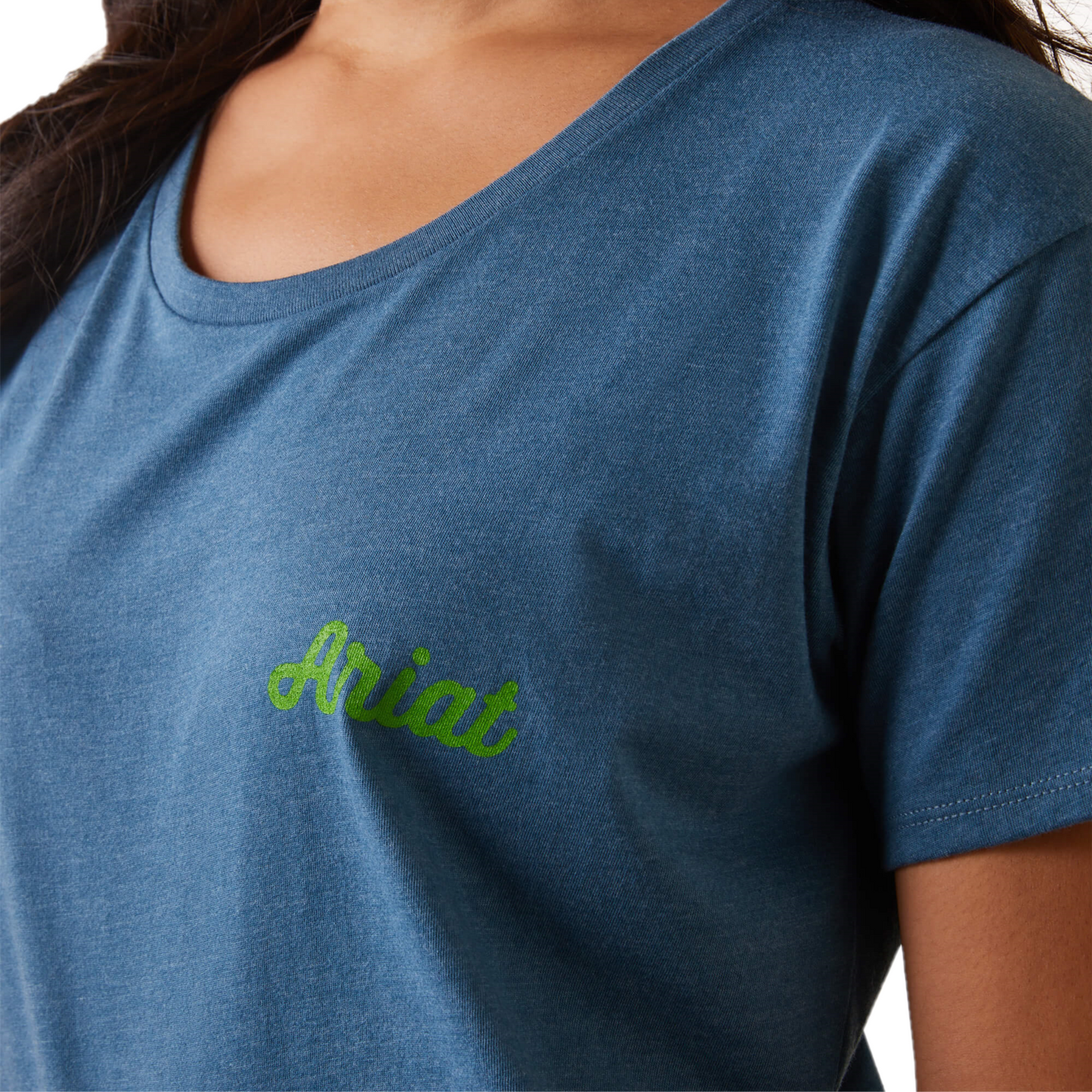 Ariat® Ladies Grow Up Steel Blue Graphic T-Shirt 10044616