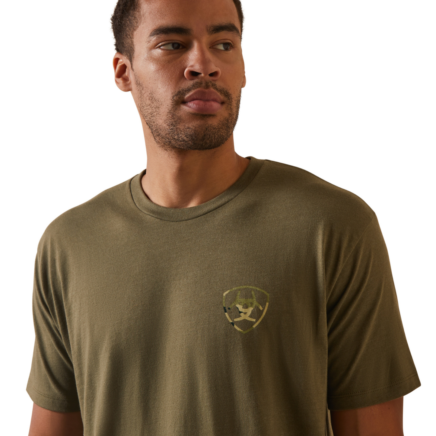 Ariat® Men's Tonal Camo Flag Military Heather T-Shirt 10044778