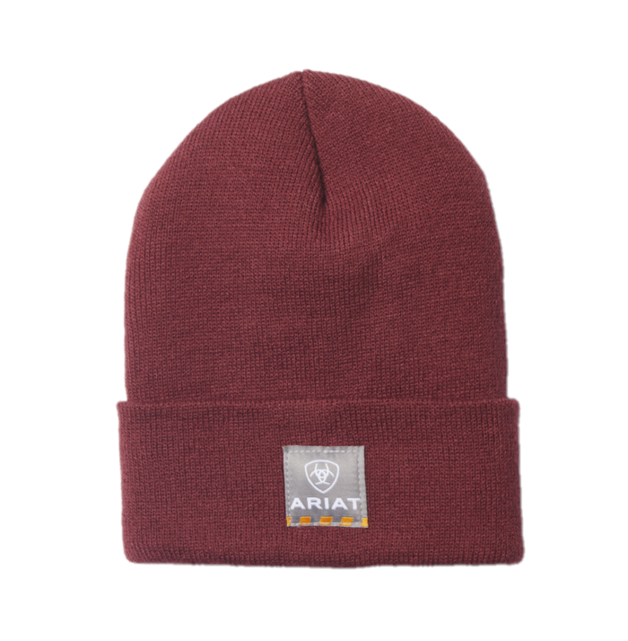 Ariat Ladies Rebar Watch Cap Cherry Stone Beanie 10046842