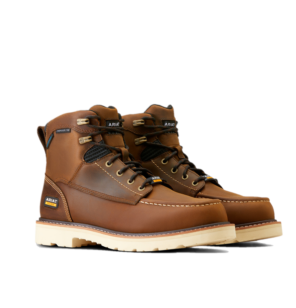 Ariat Men's  Rebar Lift 6" Composite Toe Distressed Brown Work Boots 10046876
