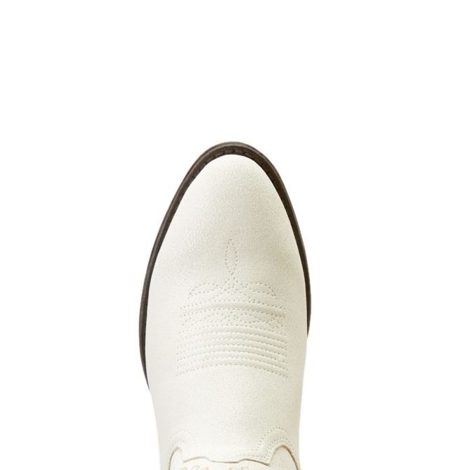 Ariat Ladies Heritage R StretchFit Distressed Ivory Western Boots 10046898