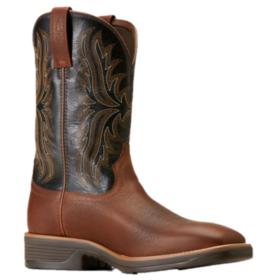 Ariat Men's Ridgeback Deepest Clay & Black Western Boots 10046983