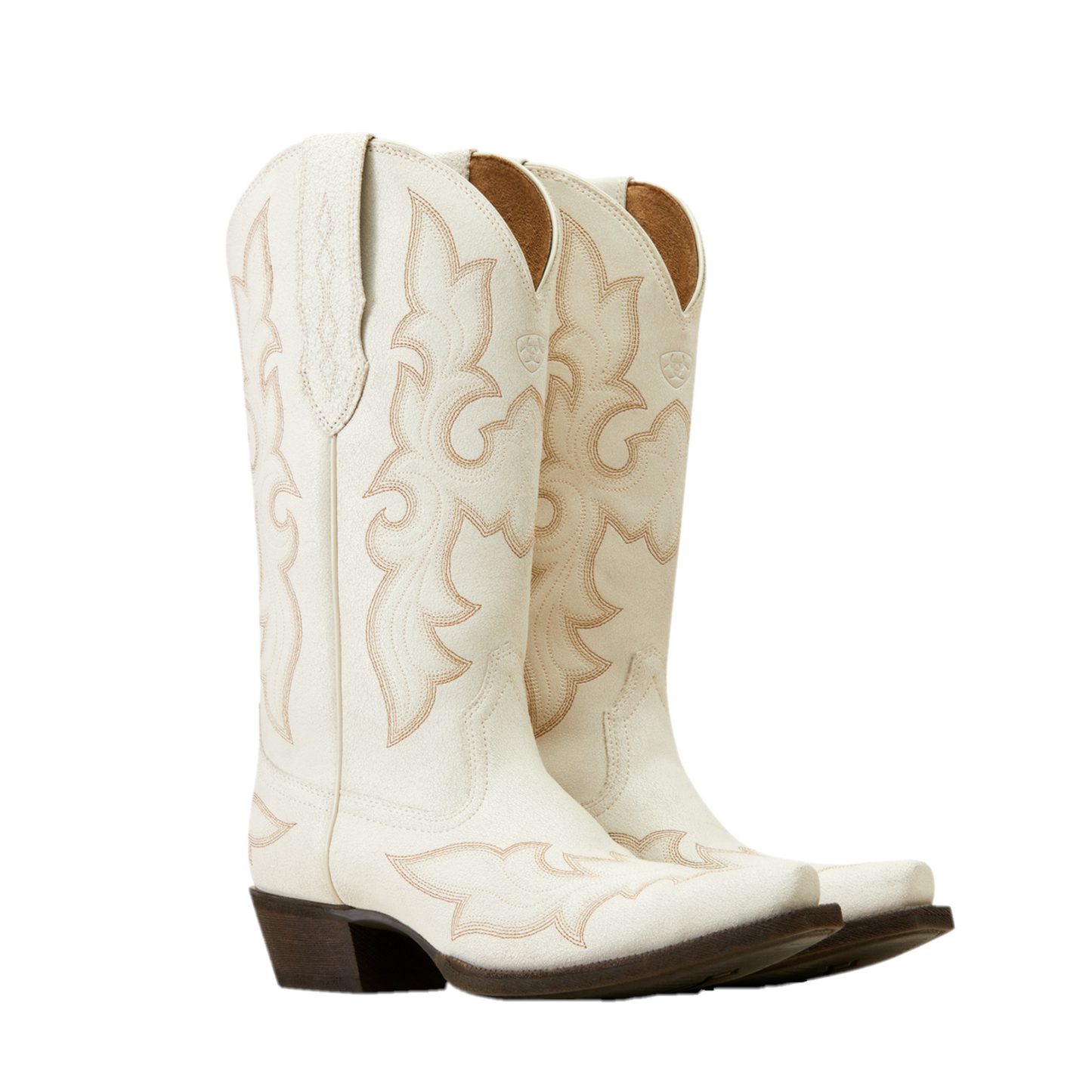 Ariat Ladies Jennings StretchFit Distressed Ivory Western Boots 10046996