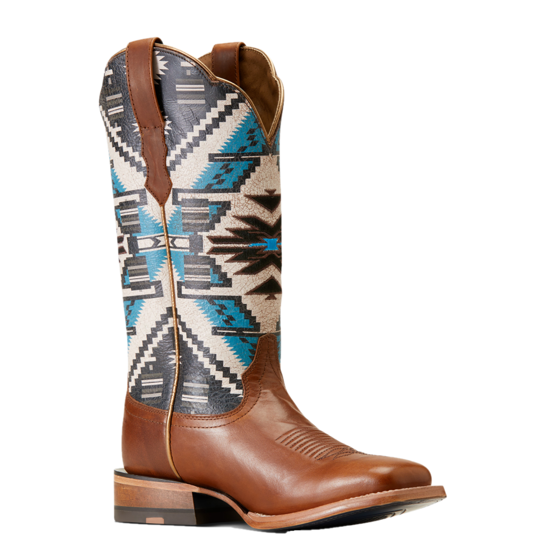 Ariat Ladies Frontier Chimayo Dark Chocolate Square Toe Western Boots 10047050