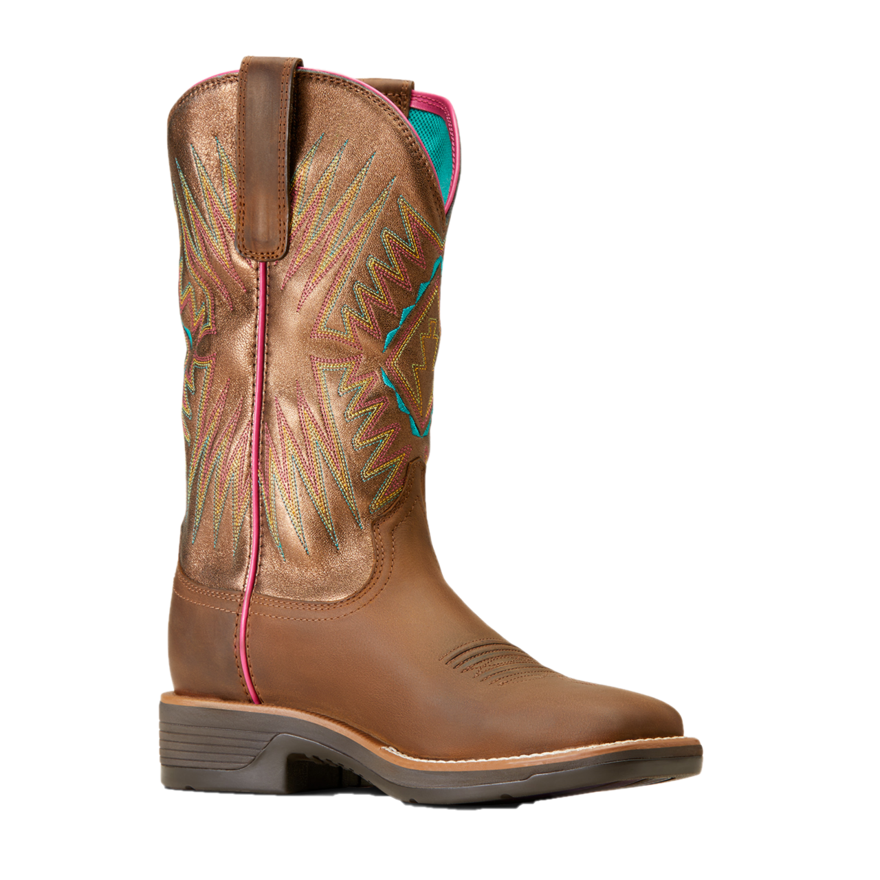 Ariat Ladies Ridgeback Western Distressed Tan Boots 10047059