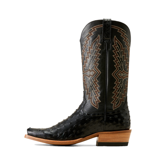 Ariat black ostrich shop boots