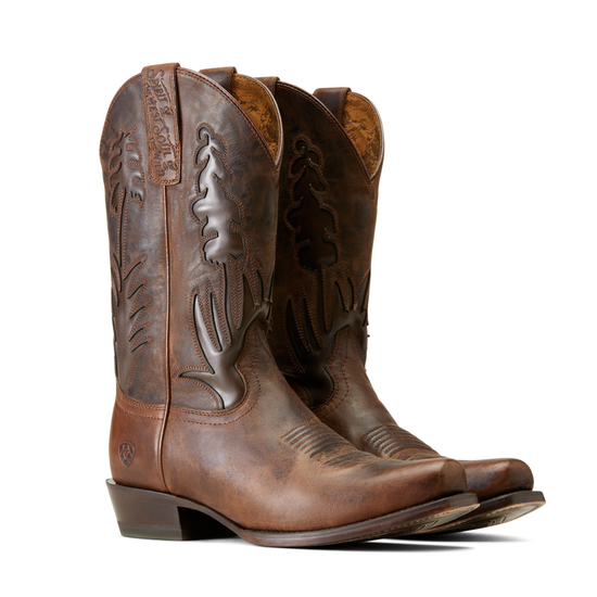 Ariat Men's High Stepper Sendero Pecan Brown Western Boots 10047475