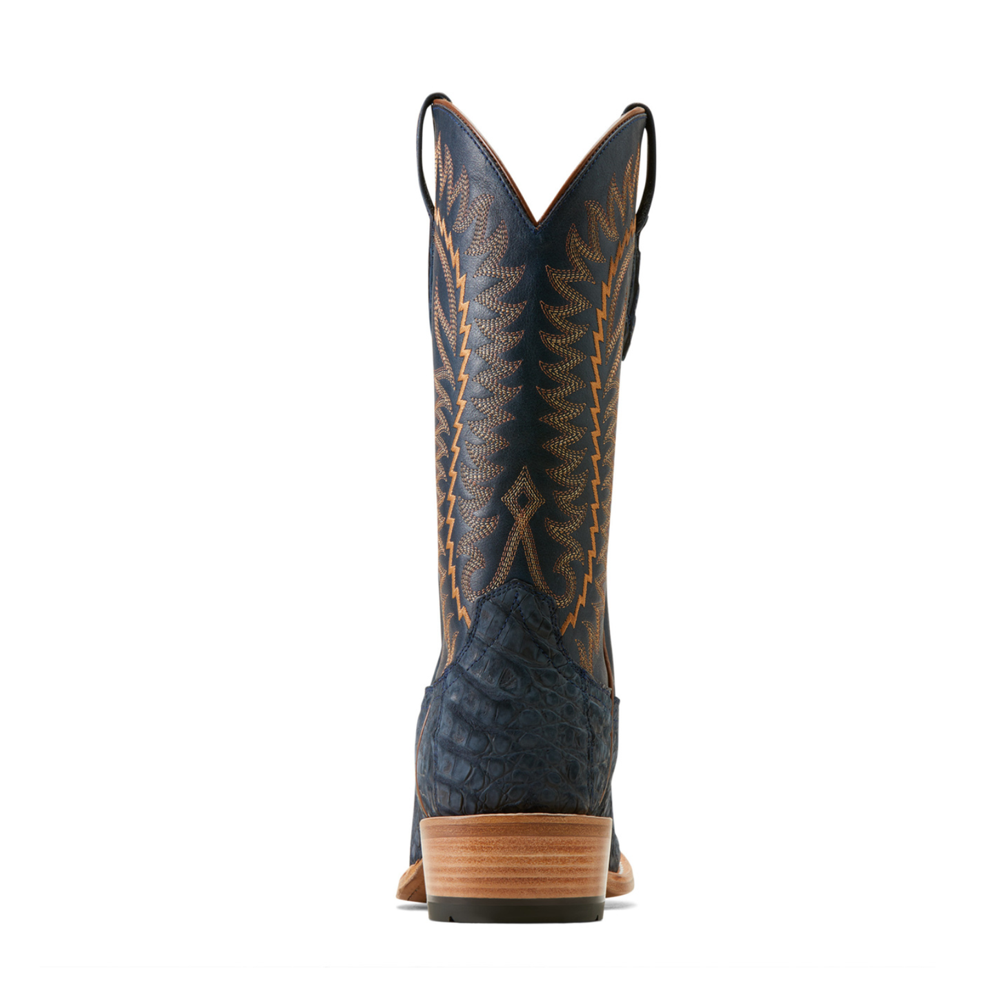 Ariat Men's Futurity Finalist Navy Suede Caiman Belly Boots 10047710