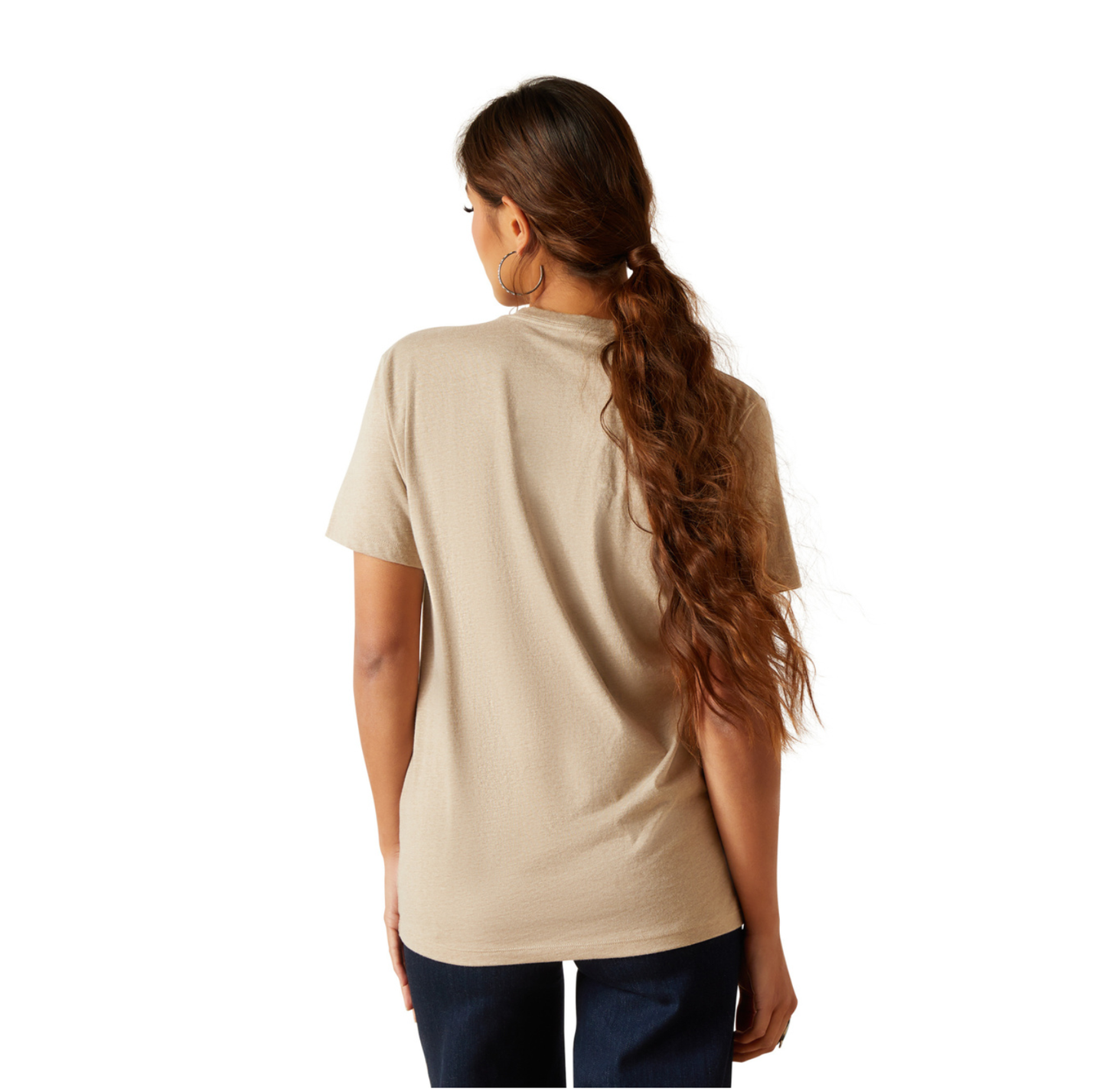 Ariat Men's Sendero Kind Cow Oatmeal Heather T-Shirt 10047841