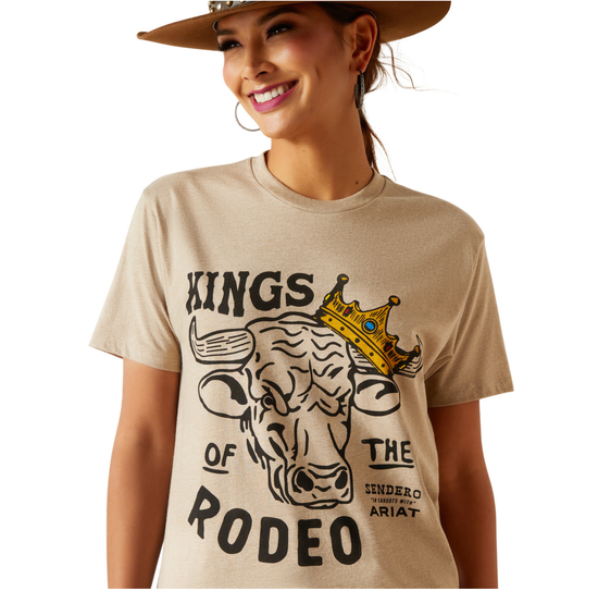 Ariat Men's Sendero Kind Cow Oatmeal Heather T-Shirt 10047841