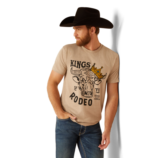 Ariat Men's Sendero Kind Cow Oatmeal Heather T-Shirt 10047841